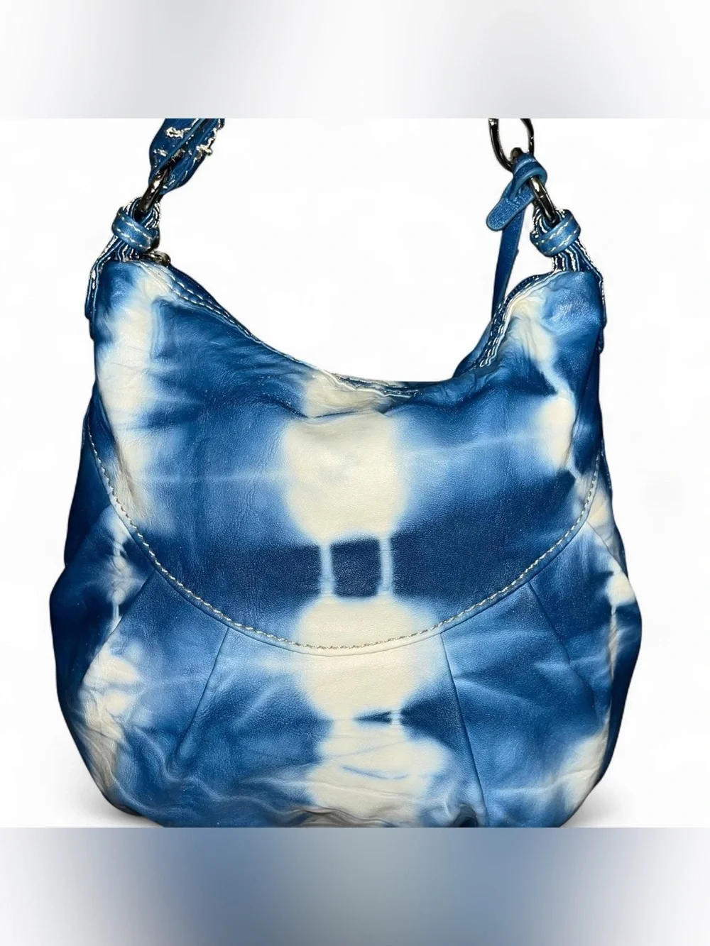 Y2K Rare Red by Marc Ecko Shibori Tie-Dye Hobo Bag